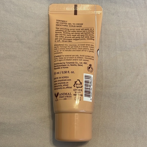 TonyMoly I’m Coffee Gel to Cream Smoothing Scrub Mask - Picture 2 of 2